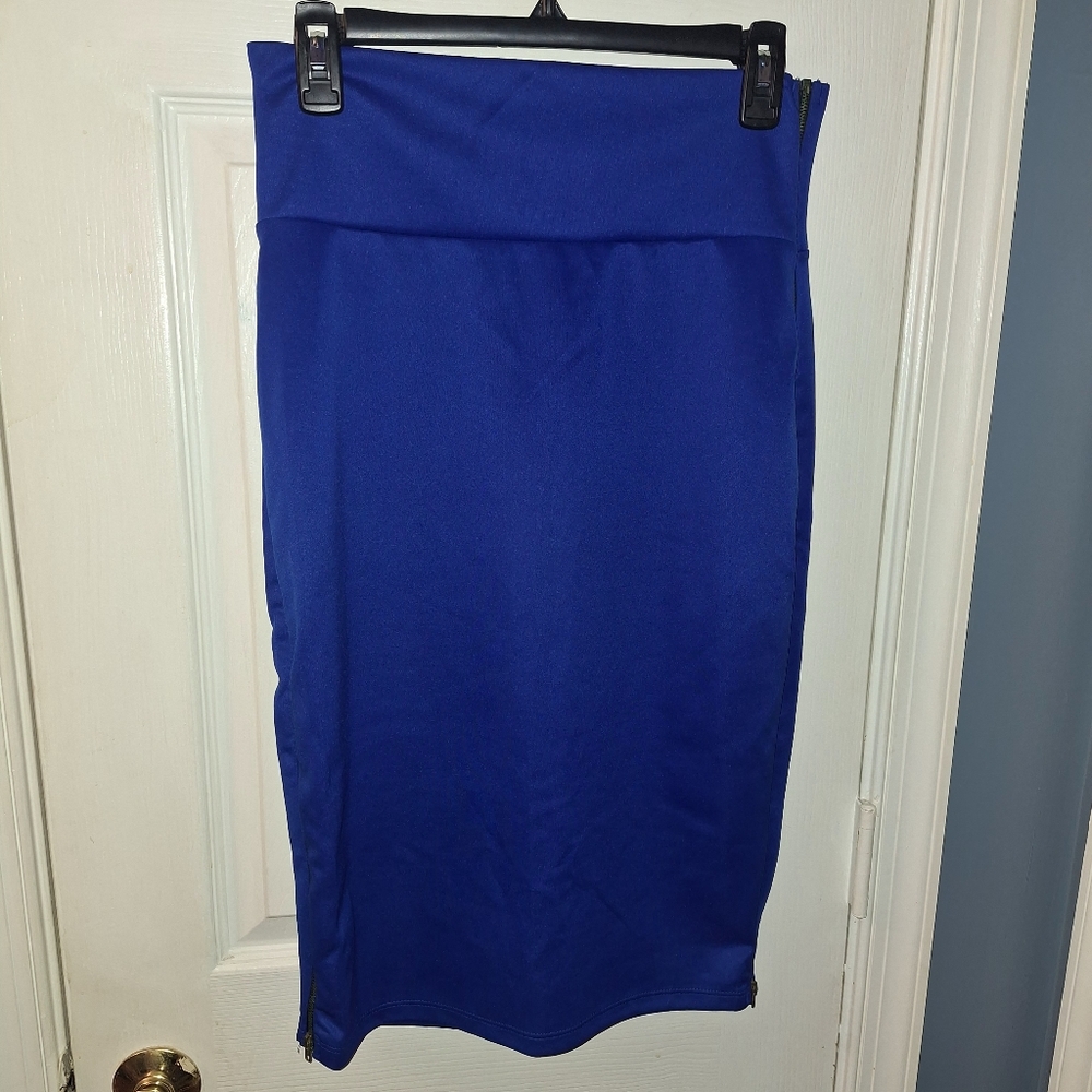 Elegant Blue Women's Skirt